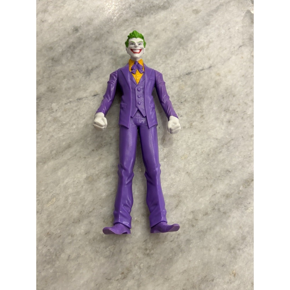 Mattel DC Comics The Joker Action Figure purple suit posable